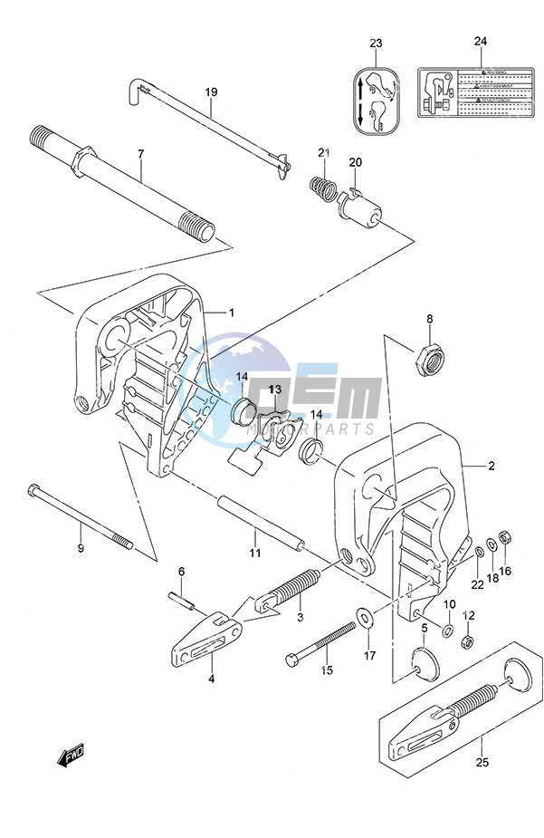 Clamp Bracket Remote Control