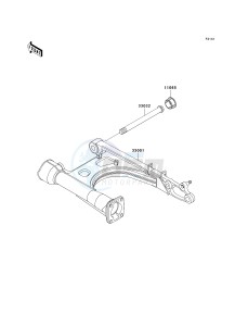 VN 1500 N [VULCAN 1500 CLASSIC] (N4) N4 drawing SWINGARM