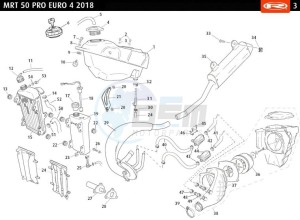 MRT-50-PRO-E4-SM-SUIZA-FREE-JUMP-BLUE-E4-SM drawing TANK-EXHAUST-RADIATOR