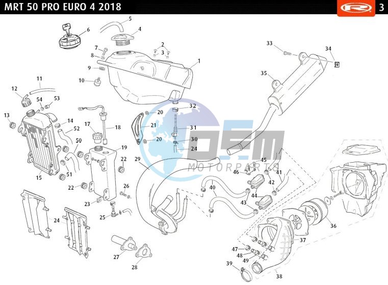 TANK-EXHAUST-RADIATOR