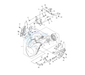 XJ6-N 600 drawing HEADLIGHT