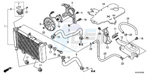 CBR250RB drawing RADIATOR