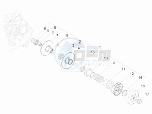 Liberty 50 4t Delivery Single disc drawing Driven pulley