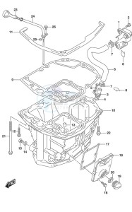 DF 175 drawing Oil Pan