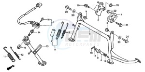 FJS600 SILVER WING drawing STAND