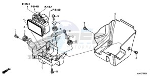 CBR500R England - (3ED) drawing ABS MODULATOR