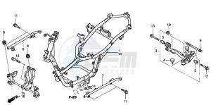 NES125 drawing FRAME BODY