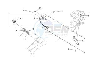 SR 50 H2O Di-Tech e2 drawing Lock hardware kit