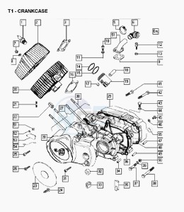 FUNTASTIC_45kmh_K8-L0 50 K8-L0 drawing Crankcase