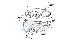 SZR 660 drawing HEADLIGHT