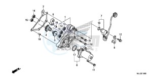 NC750SDE NC750SD Europe Direct - (ED) drawing REDUCTION GEAR