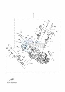 XSR700 MTM690 (BEE1) drawing INTAKE 2