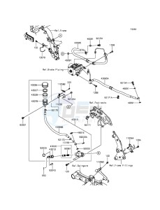 VULCAN S ABS EN650BGFA XX (EU ME A(FRICA) drawing Rear Master Cylinder