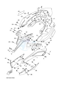 YP400R X-MAX 400 X-MAX (1SD7 1SD7 1SD7) drawing SIDE COVER