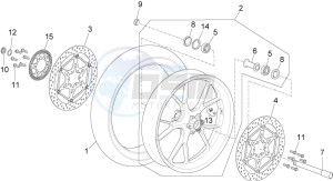 RSV4 1100 RACING FACTORY E4 ABS (NAFTA) drawing Front wheel