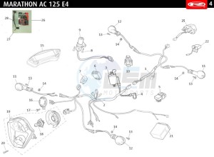 MARATHON-125-AC-SM-E4-FREE-JUMP-AUSTRIA-FREE-JUMP-BLUE drawing ELECTRICAL