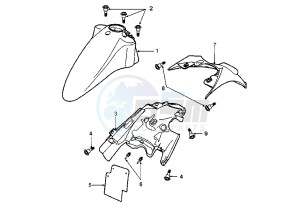 LOOXOR - 100 cc drawing FENDER