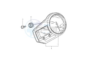 YZF R1 1000 drawing METER