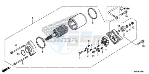 TRX500FE2E TRX500FE2 Europe Direct - (ED) drawing STARTER MOTOR