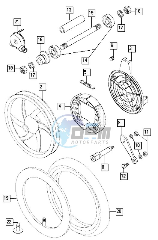 Front wheel-alu