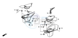 NT700V drawing FAIRING POCKET