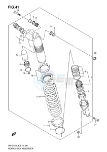 RM-Z450 EU drawing REAR SHOCK ABSORBER