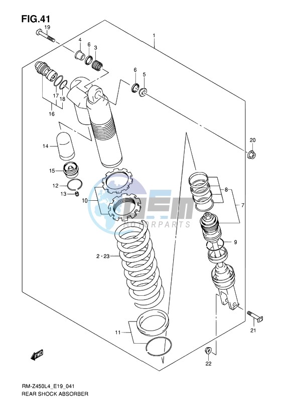 REAR SHOCK ABSORBER