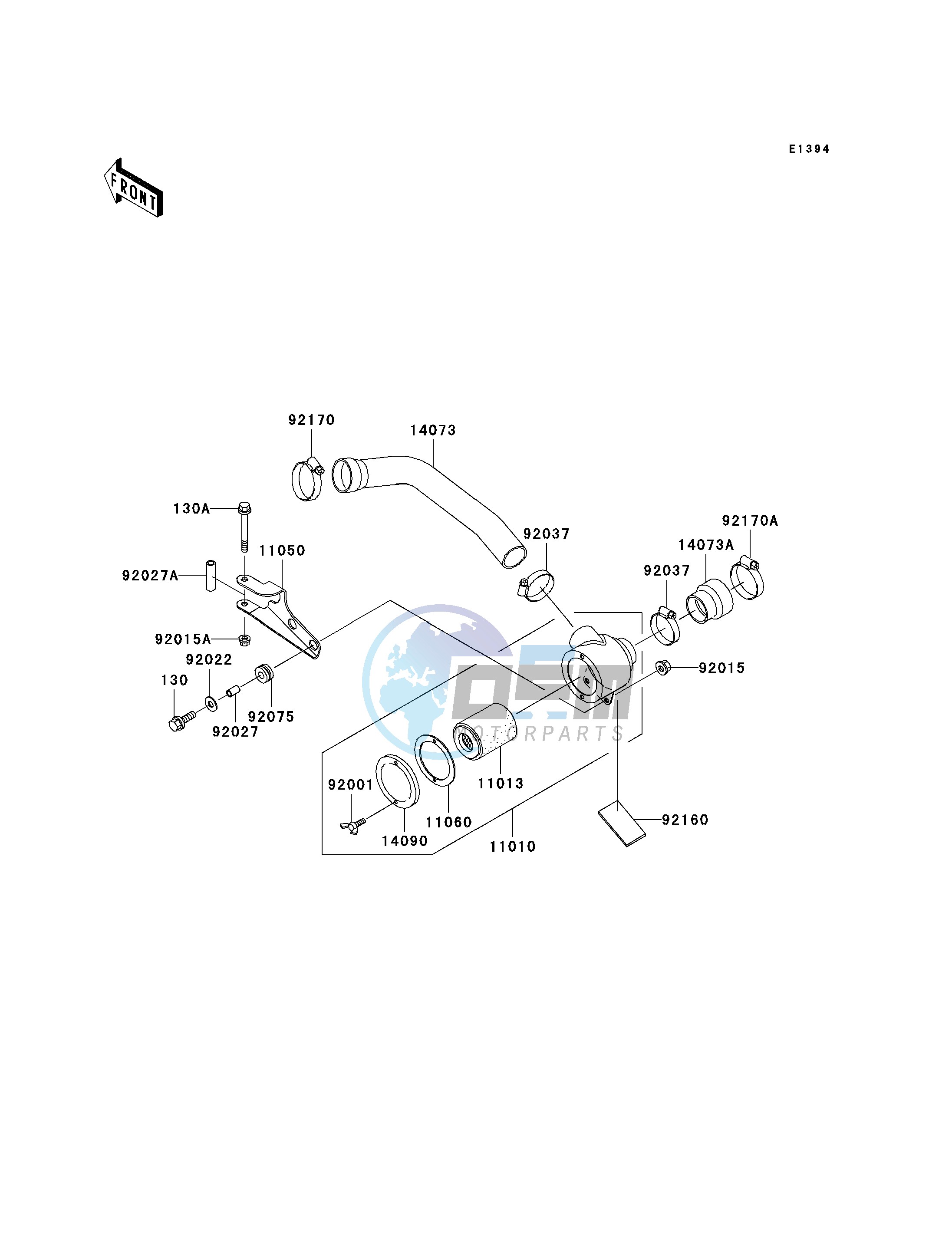 AIR CLEANER-BELT CONVERTER