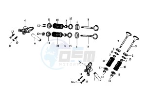 EURO MX E2 - 125 cc drawing VALVES