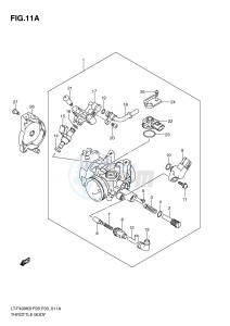 LT-F400 (P28-P33) drawing THROTTLE BODY (MODEL L0)