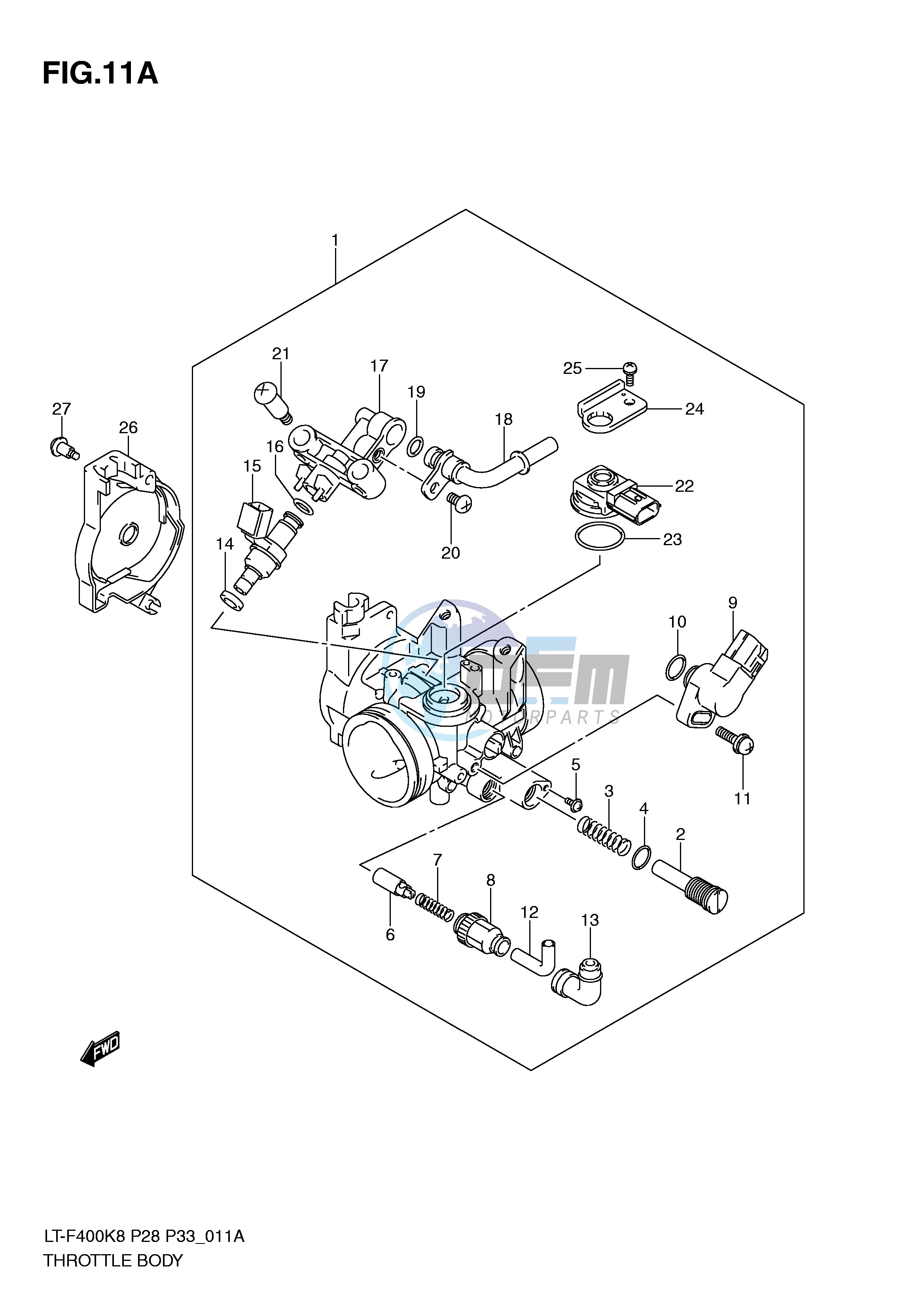 THROTTLE BODY (MODEL L0)