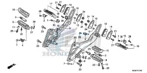 CB600FAD Hornet - CB600F ABS England - (3ED) drawing STEP