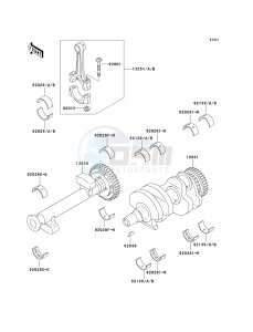 EN 500 C [VULCAN 500 LTD] (C10) C10 drawing CRANKSHAFT