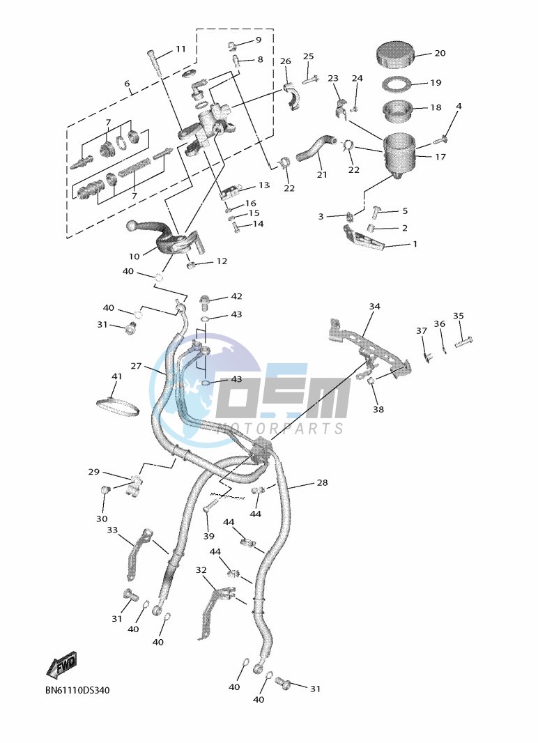 FRONT MASTER CYLINDER