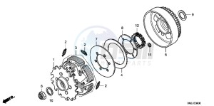 VFR1200XH Europe Direct - (ED) drawing CLUTCH MASTER CYLINDER