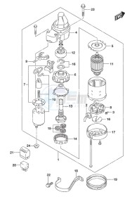 DF 20A drawing Starting Motor