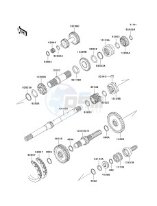 KAF 950 A [MULE 2510 DIESEL] (A1-A3) [MULE 2510 DIESEL] drawing TRANSMISSION