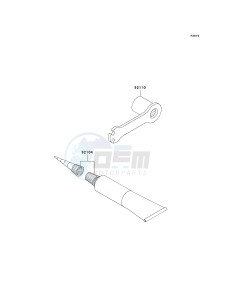 KX 85 A [KX85 MONSTER ENERGY] (A6F - A9FA) A9F drawing OWNERS TOOLS