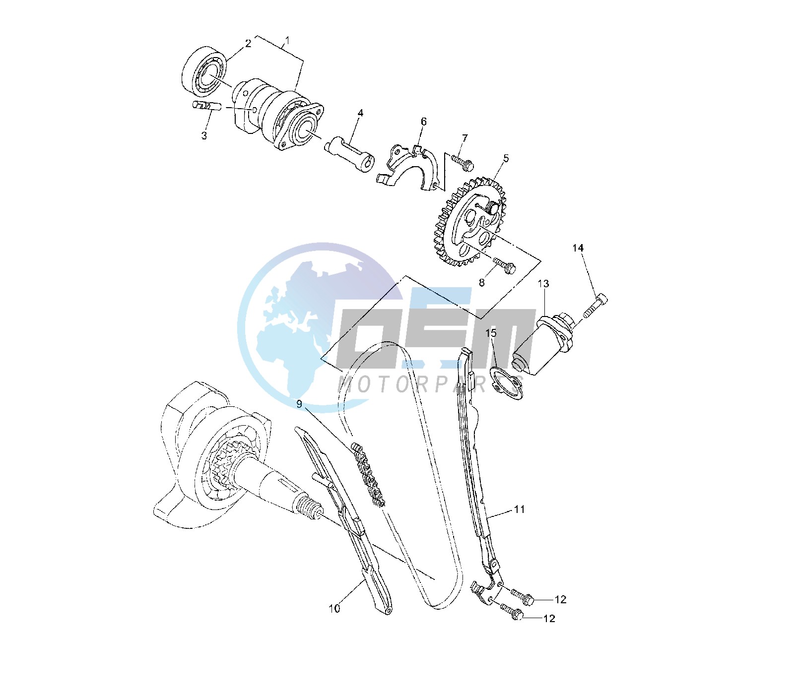 CAMSHAFT AND TIMING CHAIN