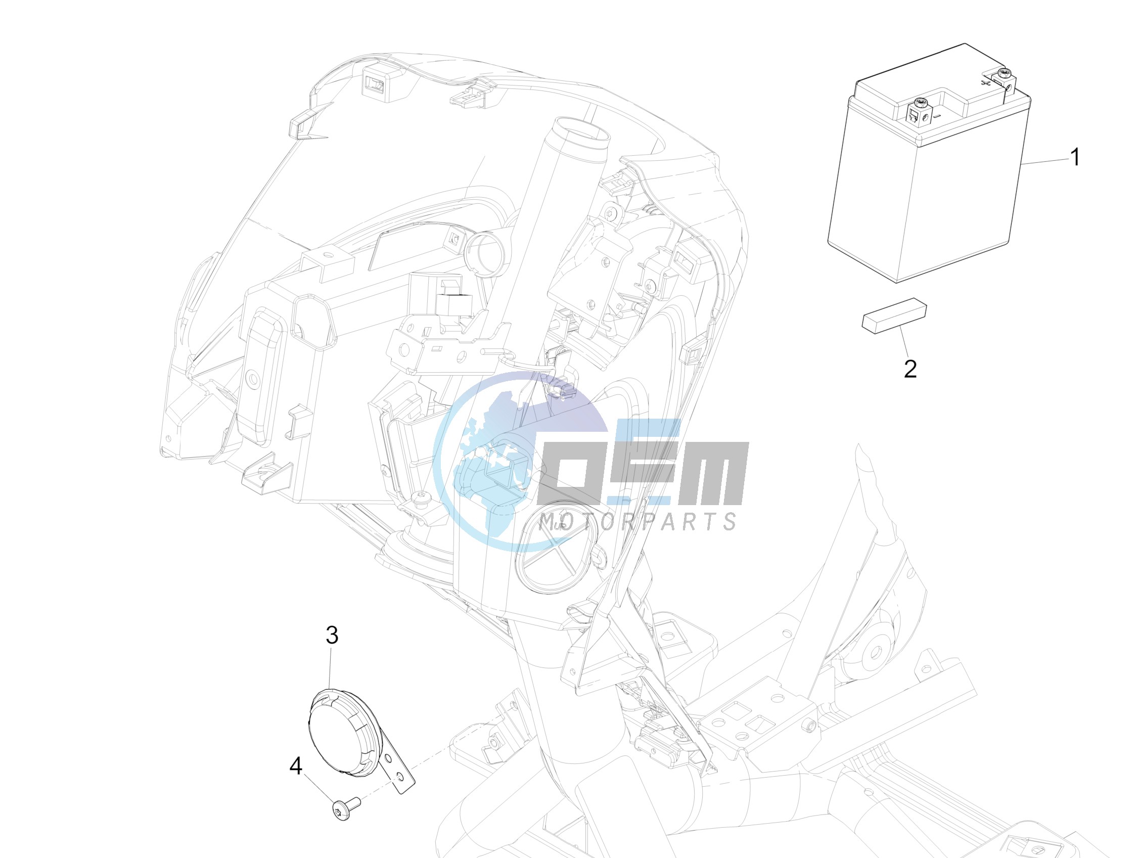 Remote control switches - Battery - Horn