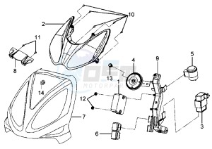 JET EURO X EU2 - 50 cc drawing HEADLIGHT