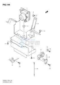 DL650 (E2) V-Strom drawing HYDRAULIC UNIT (DL650AL1 E2)