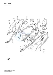 GSX-R750 (E2) drawing FRAME COVER (MODEL K9)