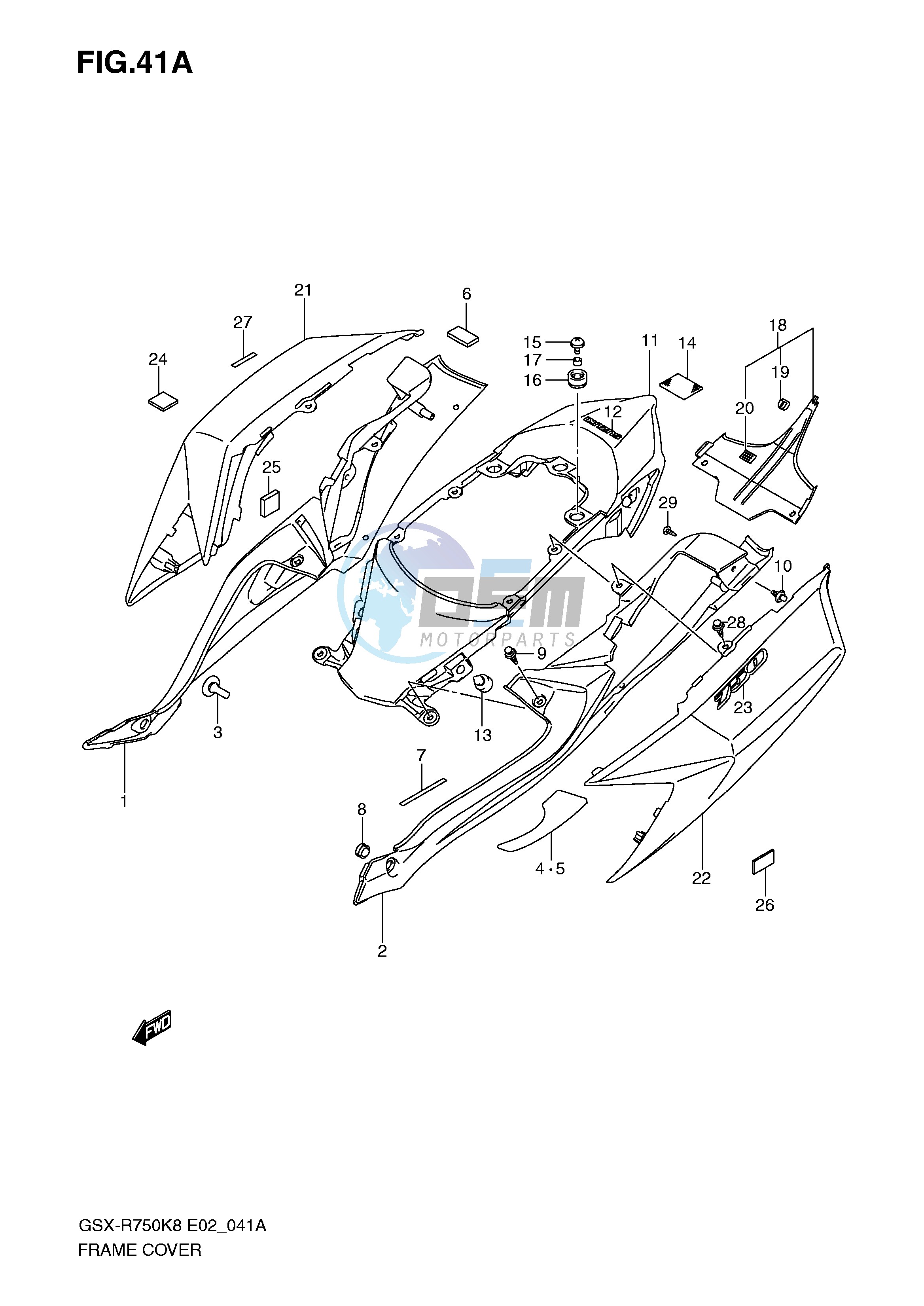 FRAME COVER (MODEL K9)