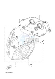 VP250 (5B2B 5B2B 5B2B 5B2B) drawing HEADLIGHT