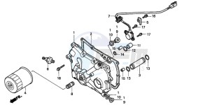 GL1500SE GOLDWING SE drawing TRANSMISSION COVER