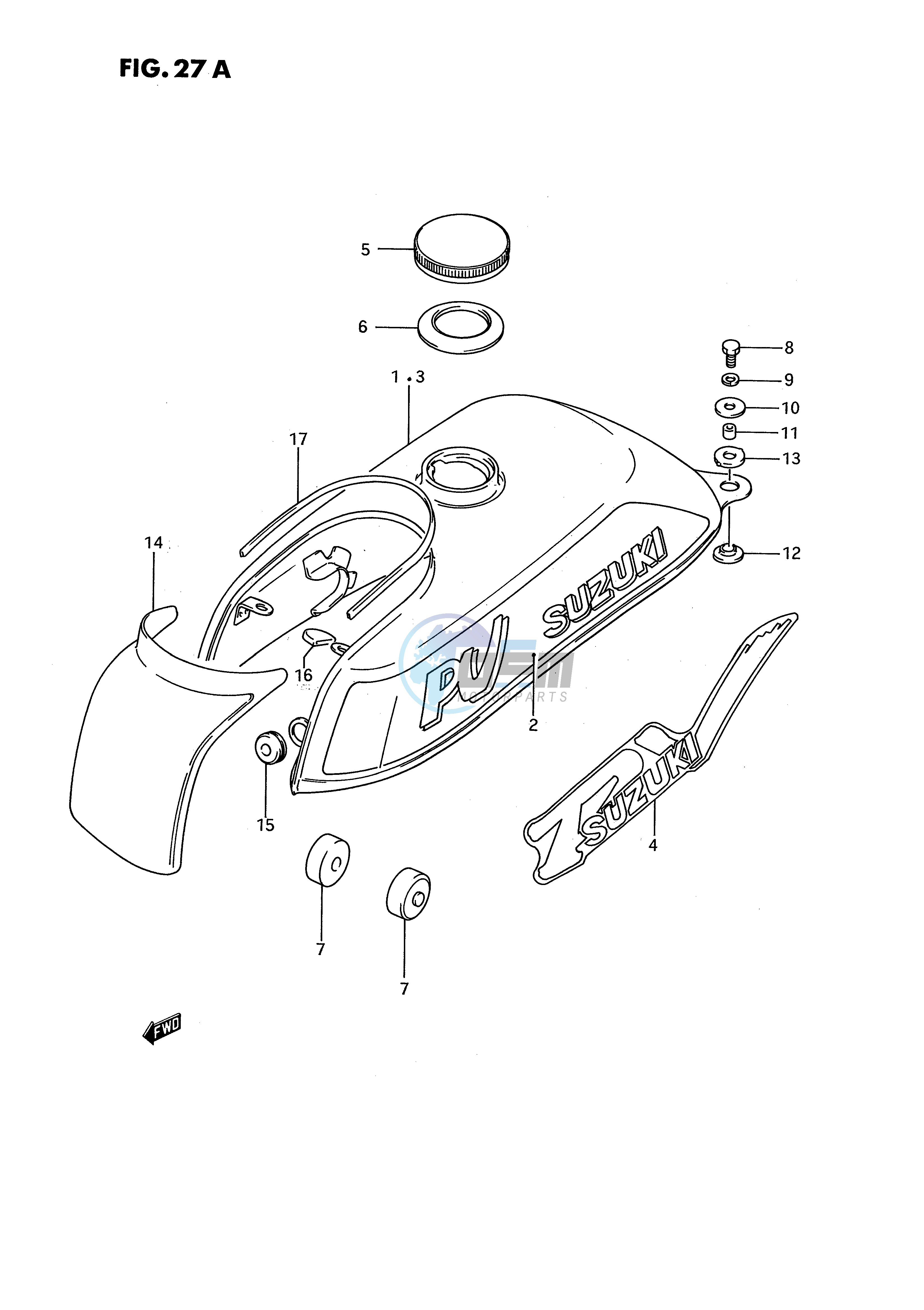 FUEL TANK (MODEL L M R)