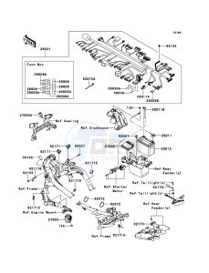 VERSYS KLE650CCF XX (EU ME A(FRICA) drawing Chassis Electrical Equipment