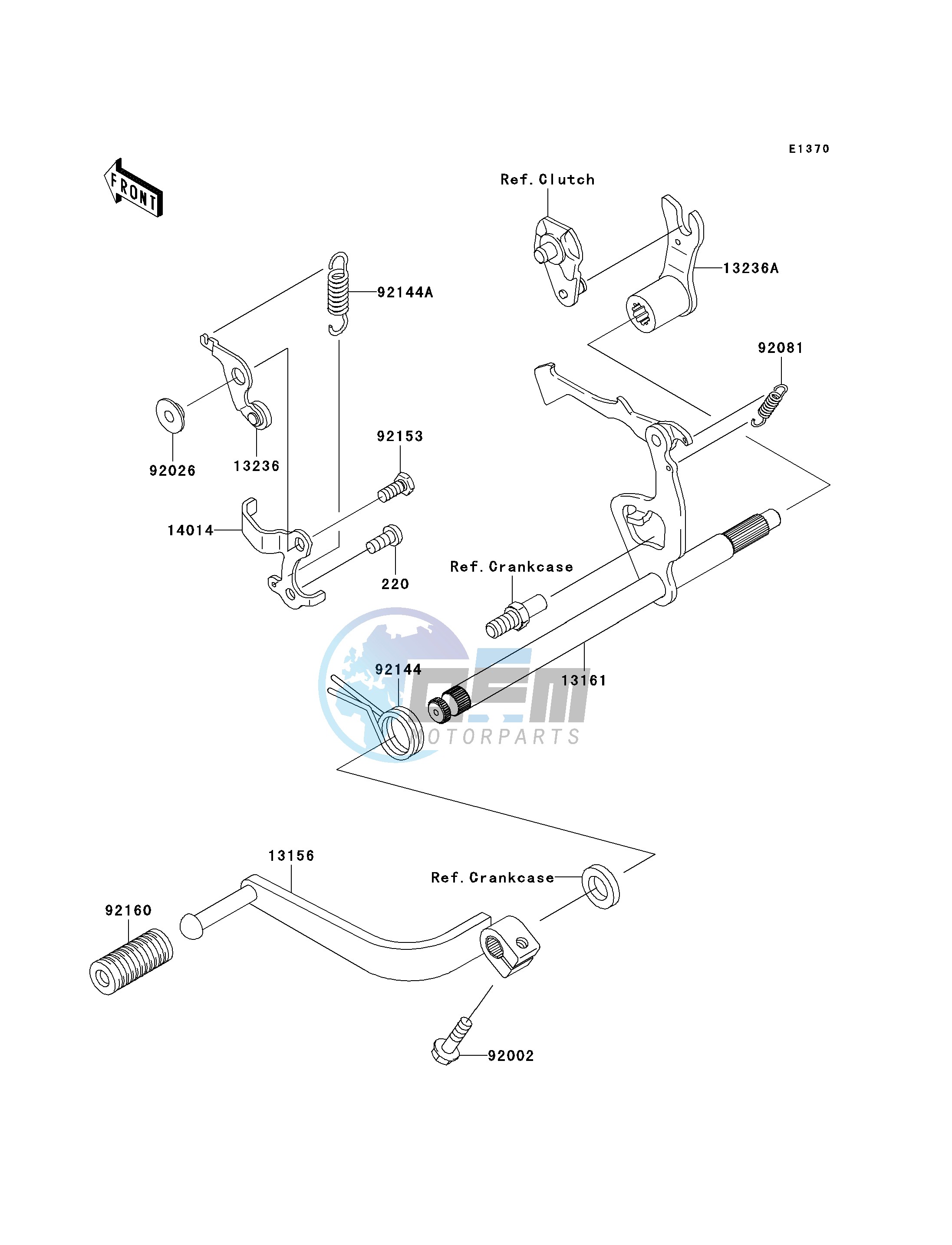 GEAR CHANGE MECHANISM