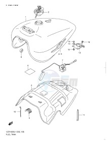 VZR 1800 Z drawing FUEL TANK L1